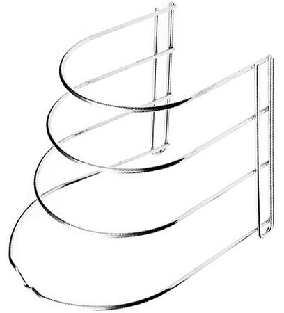 Подставка д/сковород хром (23,5*23*27 см) (АЛТ128С)