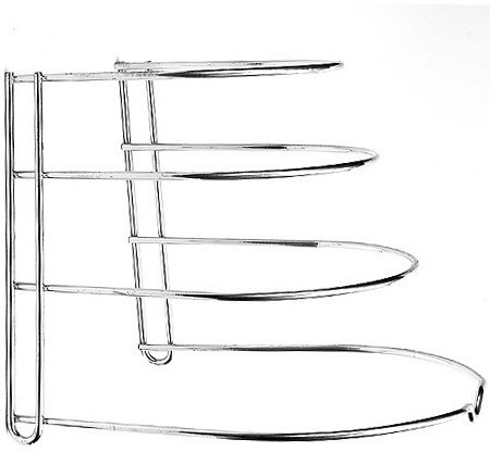 Подставка д/сковород хром (23,5*23*27 см) (АЛТ128С)