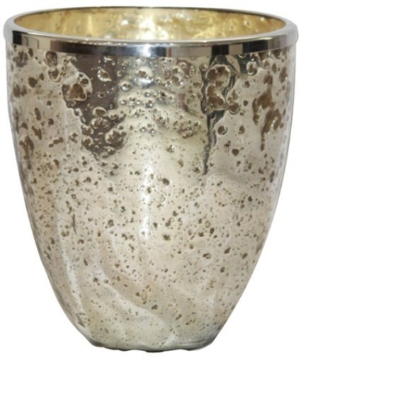 Подсвечник Ksa/5472, 16, стекло, металл, solid silver stone, ROOMERS FURNITURE