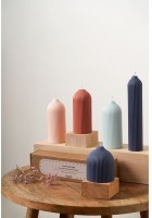 Свеча декоративная синего цвета из коллекции edge, 16,5 см (73483)