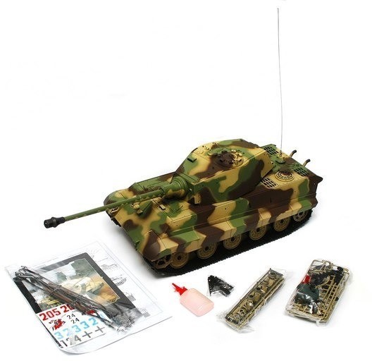 Радиоуправляемый танк Heng Long King Tiger MS version V7.0 масштаб 1:16 2.4G - 3888A-1-UpgA-V7