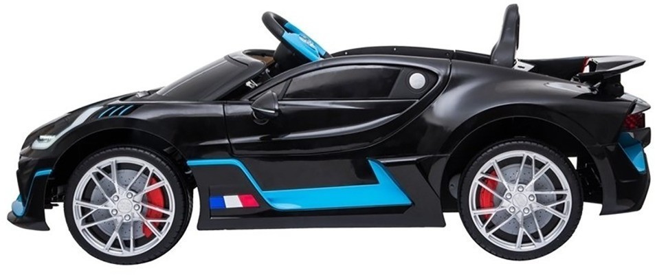 Детский электромобиль Bugatti Divo (черный, 12V) - HL338