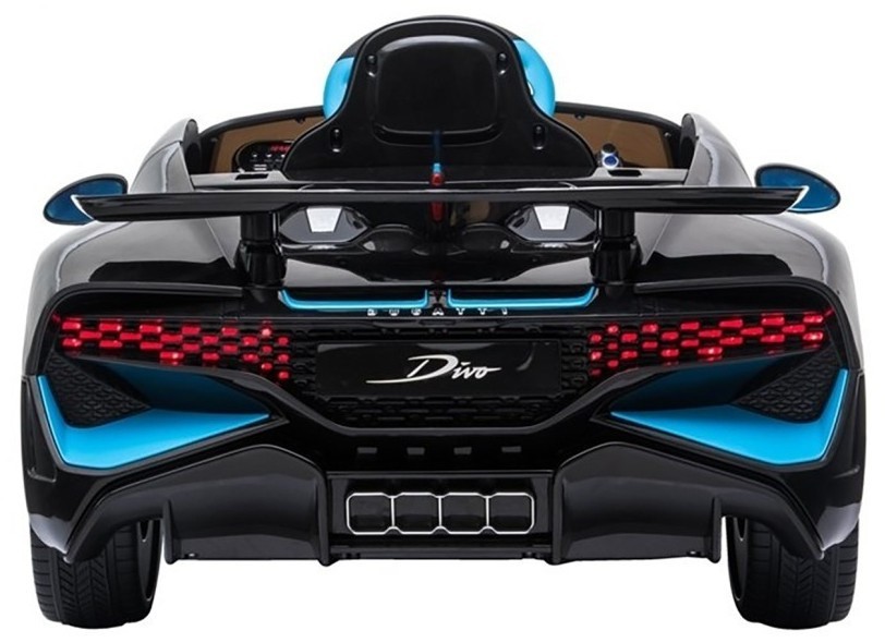 Детский электромобиль Bugatti Divo (черный, 12V) - HL338