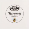 Набор тарелок закусочных "Harmony" чёрно-золотая деколь 2 шт, 20,5см (TT-00008400)