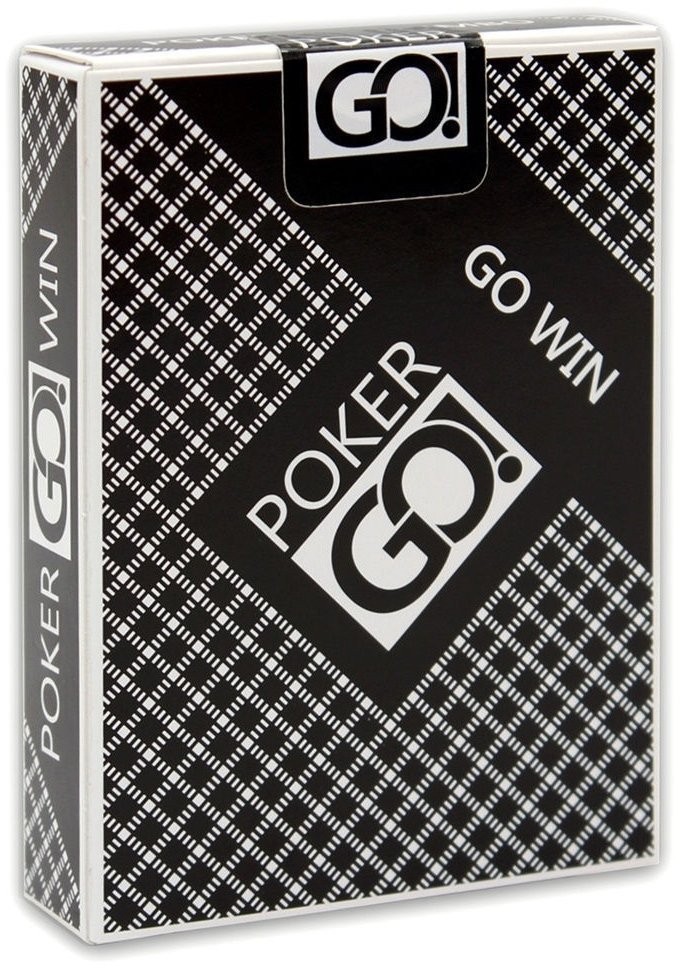 Игральные карты серия "PokerGo" black  54 шт/колода (poker size index jumbo, 63*88 мм) (44863)