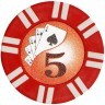 Набор для покера Royal Flush на 100 фишек (31338)