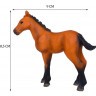 Фигурки животных серии "Мир лошадей": Авелинская лошадь и 2 жеребенка, фермер, телега (набор из 7 предметов) (MM214-311)
