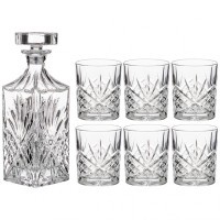Набор для виски &quot;muza&quot; 7пр.: штоф + 6 стаканов 800/350 мл Lefard (195-209)