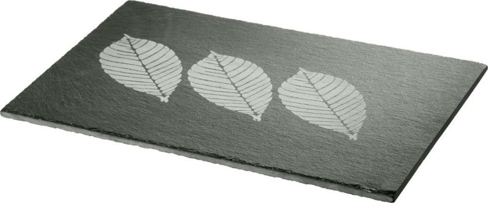 Доска сервировочная agness 20*30 см  с гравировкой без упаковки Agness (925-115)