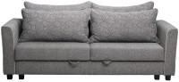 Диван Marco трехмест. раскл., букле серый Flona SER+Buta SER 225*102*92см (TT-00011118)