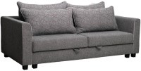 Диван Marco трехмест. раскл., букле серый Flona SER+Buta SER 225*102*92см (TT-00011118)