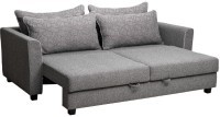 Диван Marco трехмест. раскл., букле серый Flona SER+Buta SER 225*102*92см (TT-00011118)