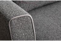 Диван Marco трехмест. раскл., букле серый Flona SER+Buta SER 225*102*92см (TT-00011118)