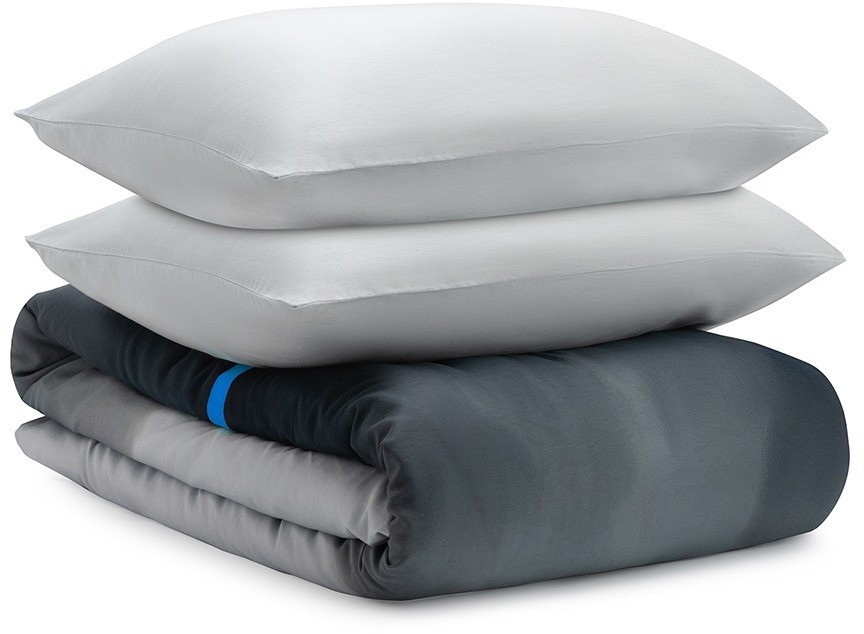 Комплект постельного белья из умягченного сатина из коллекции slow motion, electric blue, 150х200 см (73714)