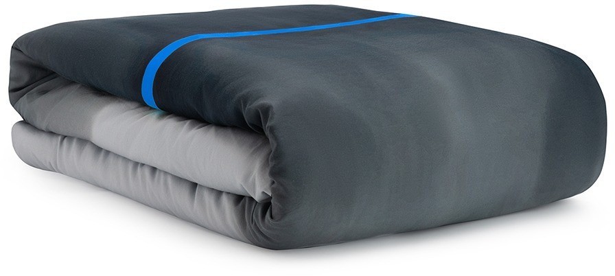 Комплект постельного белья из умягченного сатина из коллекции slow motion, electric blue, 150х200 см (73714)