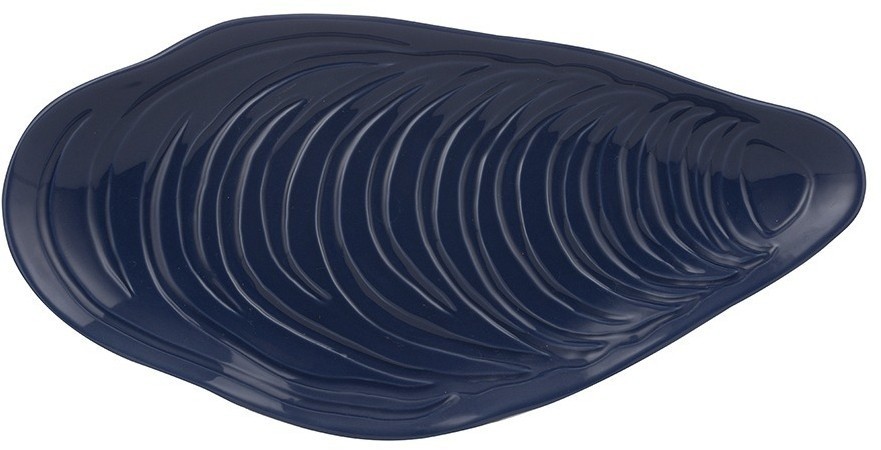 Блюдо сервировочное nautical, 20х41 см, синее (75764)