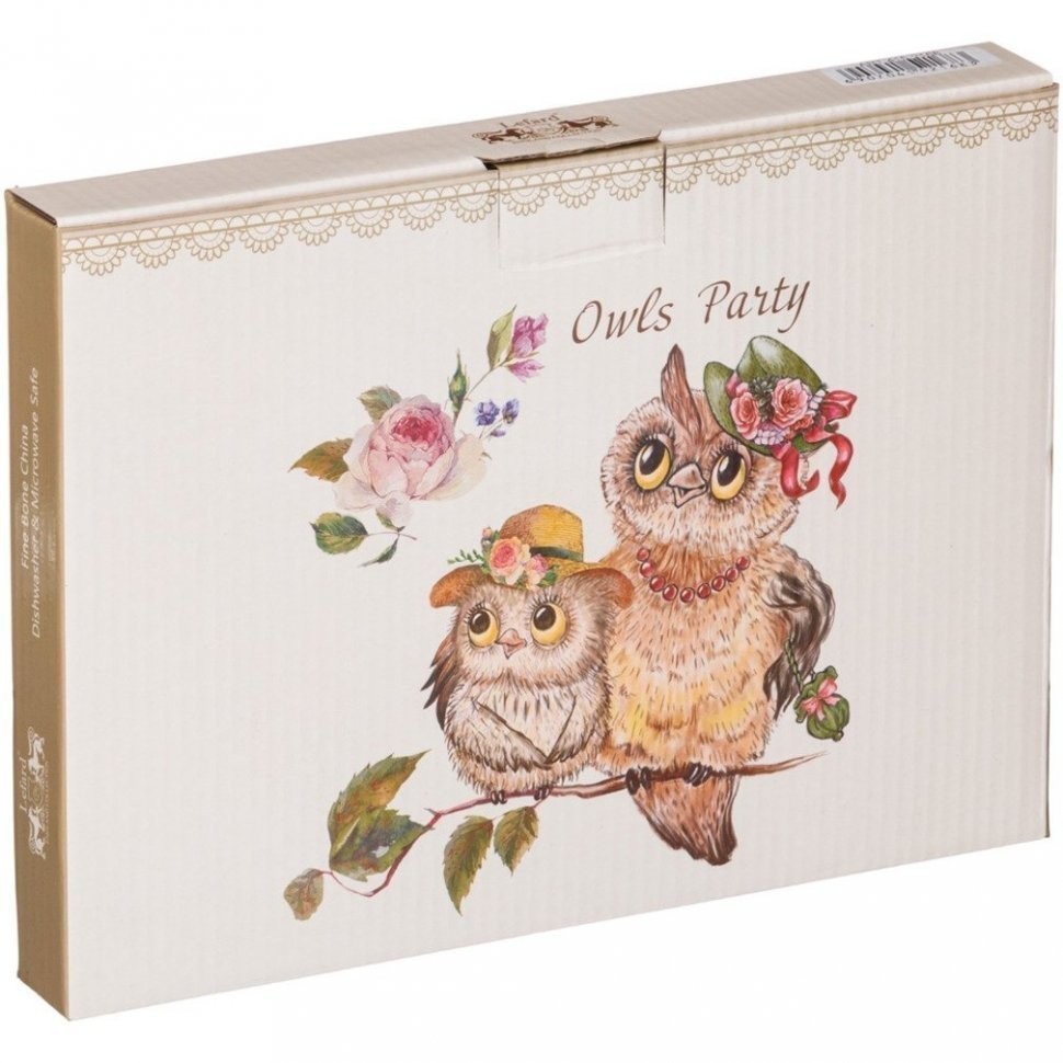 Блюдо овальное lefard "owls party" 26,5*18,5 см Lefard (415-2168)