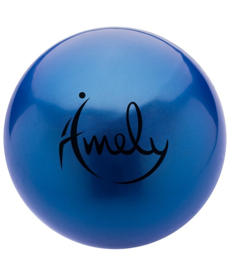 Мяч для художественной гимнастики AGB-301 15 см, синий (1530761)