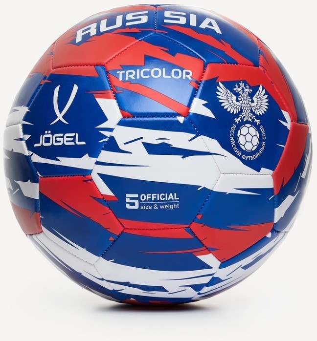 Мяч футбольный JOGEL Flagball Tricolor №5 (2115754)