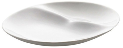 Тарелка гурме 12004C, фарфор, white, Cookplay