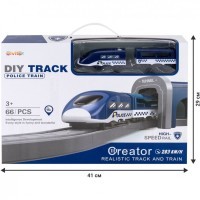 Железная дорога для детей &quot;Полицейский участок, 66 предметов&quot;, на батарейках (G201-005)