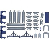 Железная дорога для детей &quot;Полицейский участок, 66 предметов&quot;, на батарейках (G201-005)