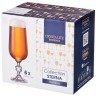 Набор бокалов для пива из 6 шт. "claudie / sterna" 280 мл высота=19 см Crystal Bohemia (669-282)