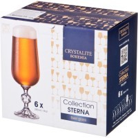 Набор бокалов для пива из 6 шт. &quot;claudie / sterna&quot; 280 мл высота=19 см Crystal Bohemia (669-282)