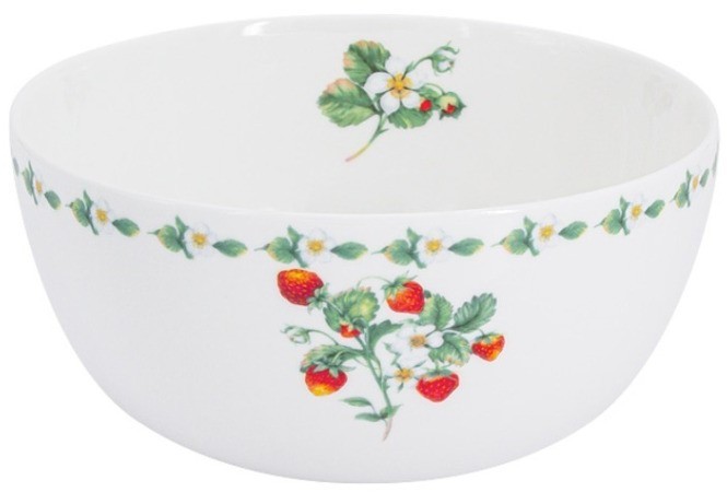 Обеденный сервиз Земляничная поляна, 6 персон, 21 предмет - AL-2021S-E11 Anna Lafarg Emily