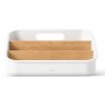 Органайзер bellwood, 26х13 см, белый/натуральное дерево (76806)