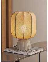 Лампа настольная texture rib, 27х39 см, бежевая (76473)