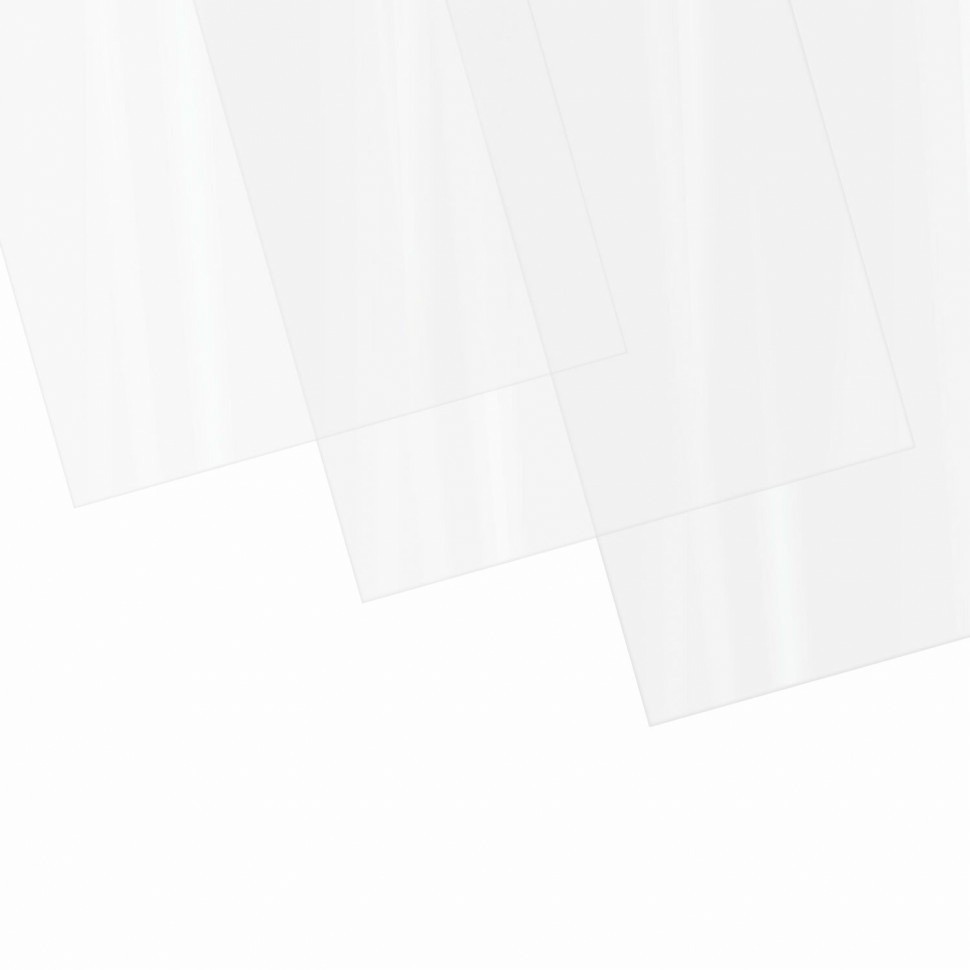 Обложки пластиковые для переплета А4 к-т 100 шт. 200 мкм прозрачные Brauberg 530829 (89944)