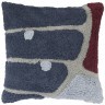 Чехол на подушку с рисунком tea plantation серо-синего цвета из коллекции terra, 45х45 см (74515)