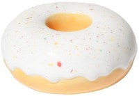 Подсвечник fast food, donut, D7 см, белый (78949)