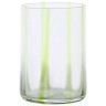 Стакан DF09075/G, стекло, clear/green, ROOMERS TABLEWARE