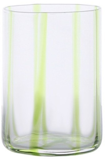 Стакан DF09075/G, стекло, clear/green, ROOMERS TABLEWARE