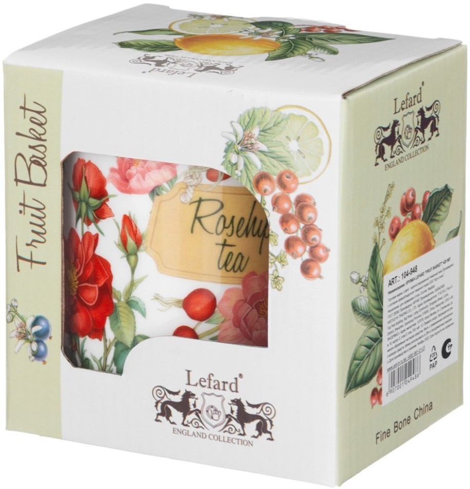 Кружка lefard "fruit basket" 420 мл (104-948)