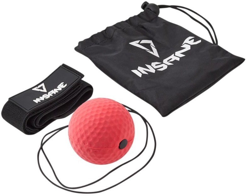 Мяч боевой Insane IN23-FB102 на резинке, красный (2103873)