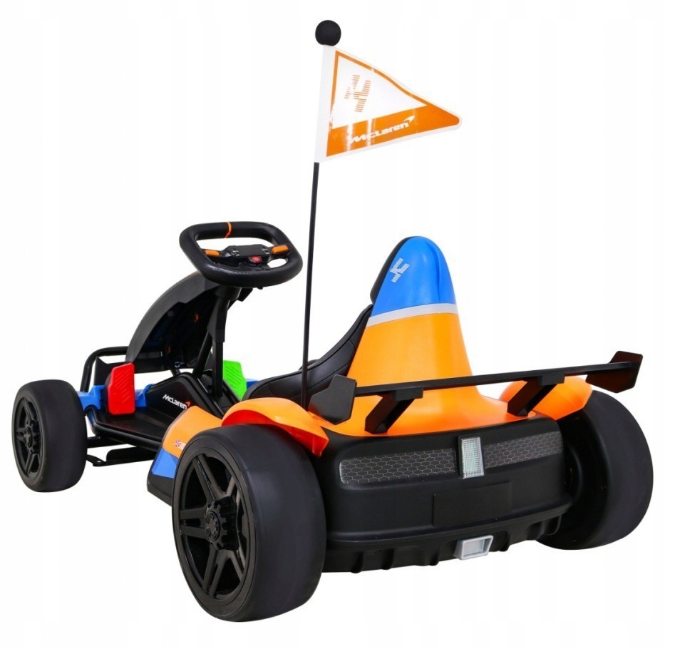 Детский электромобиль дрифт картинг Mclaren (лицензия, 12 км/ч, 24V) (BDM0930)