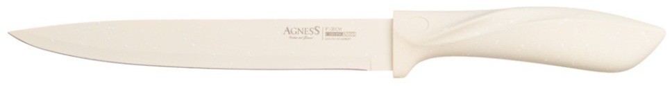 Набор ножей agness с ножницами и мусатом на пластиковой подставке, 8 предметов (911-623)