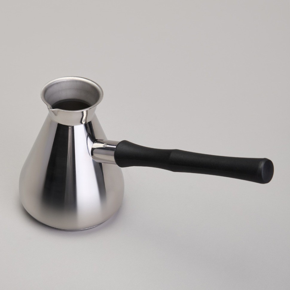 Турка agness, 350мл, нерж.сталь 304, термоаккумулирующее дно, индукция (914-311)