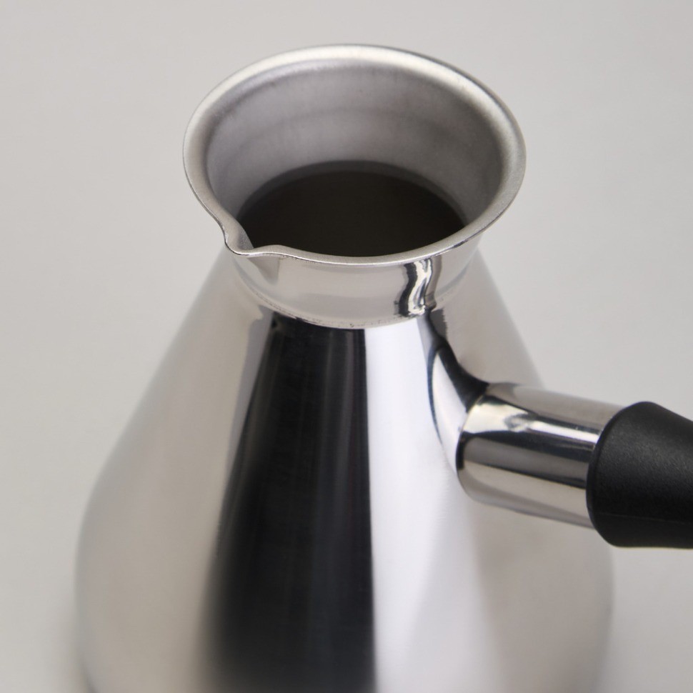 Турка agness, 350мл, нерж.сталь 304, термоаккумулирующее дно, индукция (914-311)