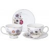 Чайный набор lefard "bouquet" на 2 пер. 4 пр. 280 мл (590-640)