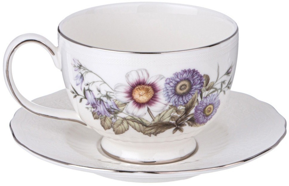 Чайный набор lefard "bouquet" на 2 пер. 4 пр. 280 мл (590-640)
