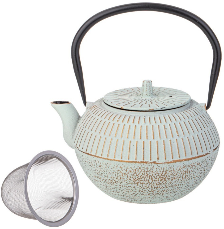 Заварочный чайник чугунный с эмалированным покрытием внутри 1200 мл Lefard (734-1003)