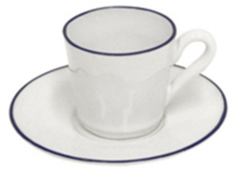 Кофейная пара ATCS02-BLU(ATCS02-02621F), керамика, white, blue, Costa Nova