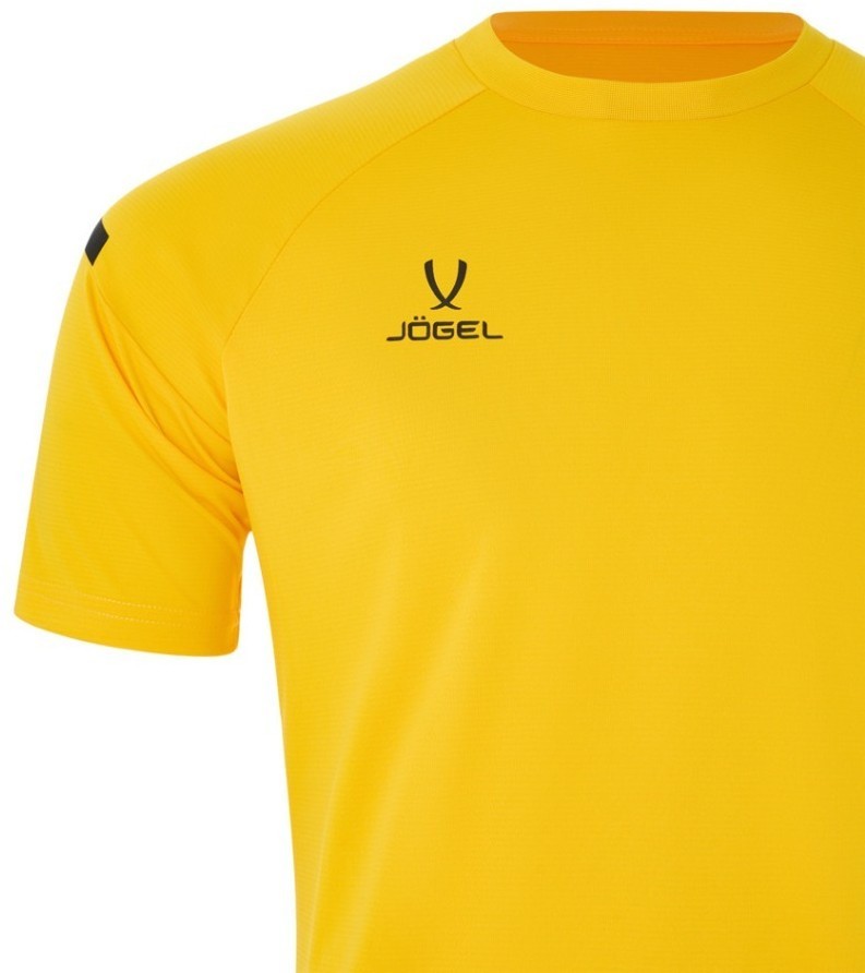 Футболка тренировочная JOGEL CAMP 2 Training Poly Tee, желтый/черный (2121611)