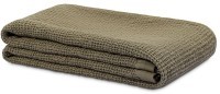 Полотенце банное из умягченной вафли цвета хаки из коллекции essential, 70x140 см (79178)