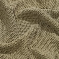 Полотенце банное из умягченной вафли цвета хаки из коллекции essential, 70x140 см (79178)