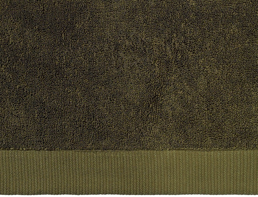 Полотенце для рук оливкового цвета из коллекции essential, 50х90 см (79191)